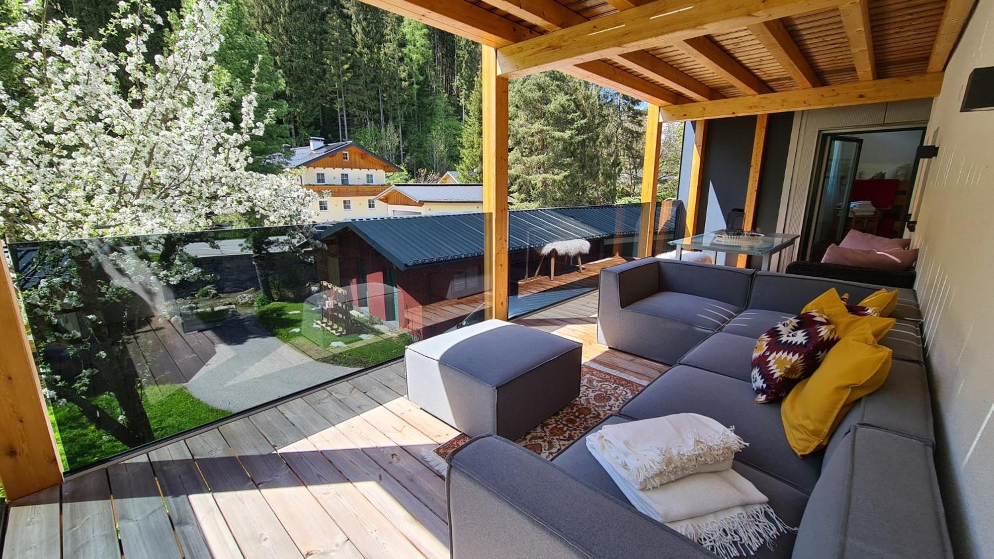 Jagd trifft Moderne&Boutique Jardin Ferienhaus Annaberg im Lammertal Exterior foto