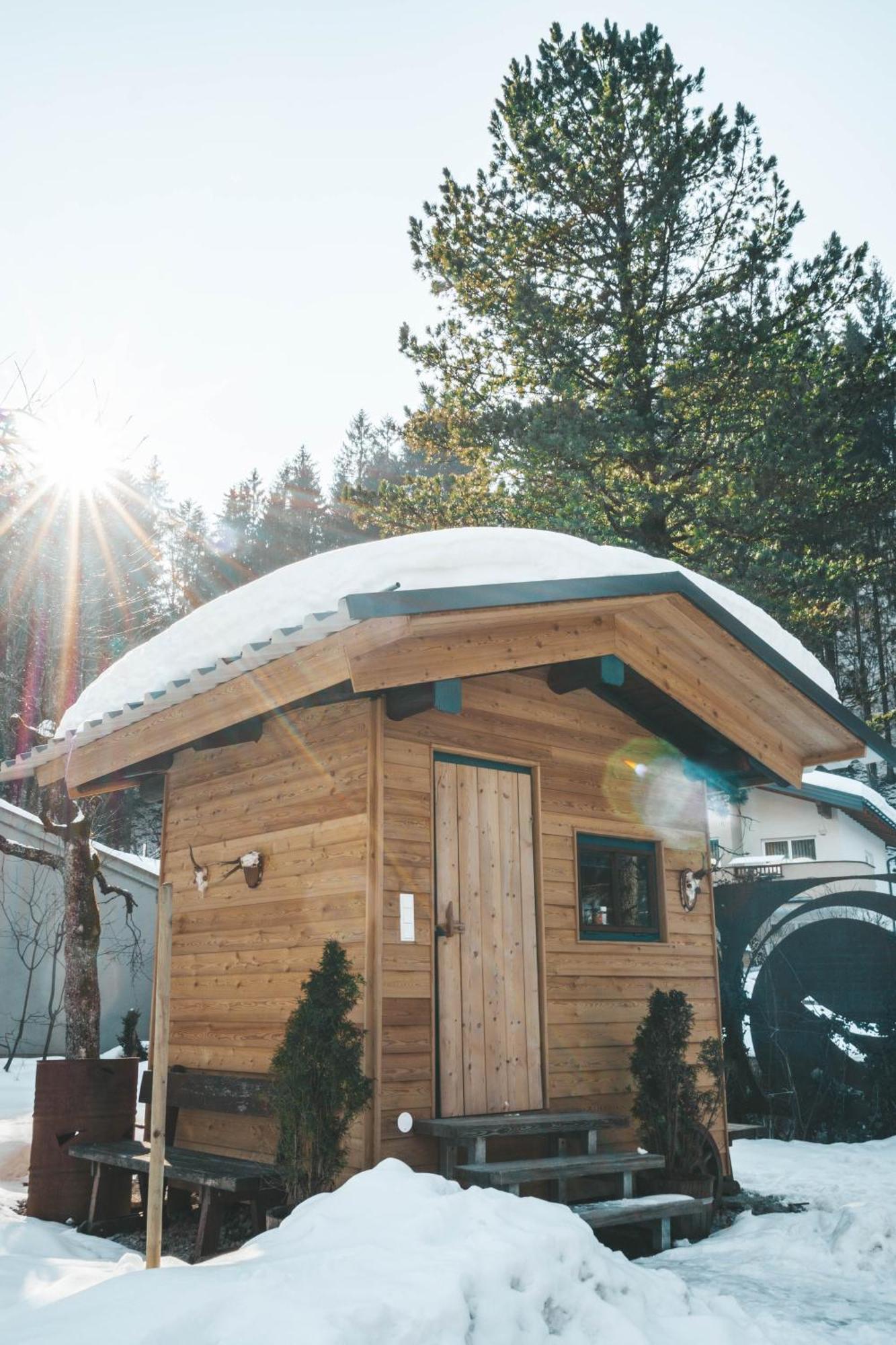 Jagd trifft Moderne&Boutique Jardin Ferienhaus Annaberg im Lammertal Exterior foto